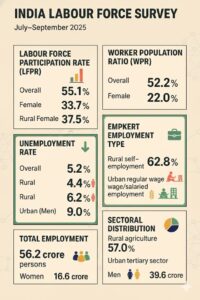 Latest PLF Survey findings showcasing the mounting job crisis for urban women in India.