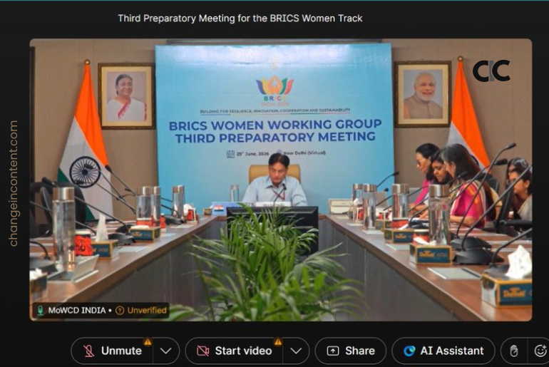 A glimpse from the BRICS Womens Working Group India preparatory meeting chaired by Anil Malik