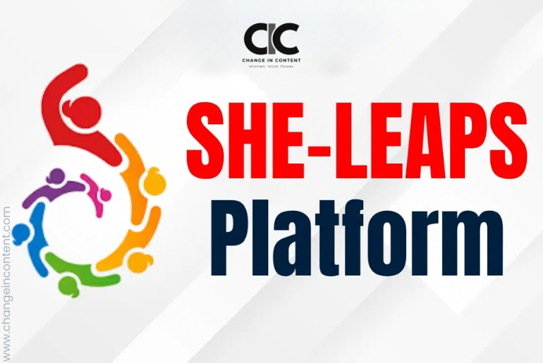 SHE-LEAPS Program and its logo